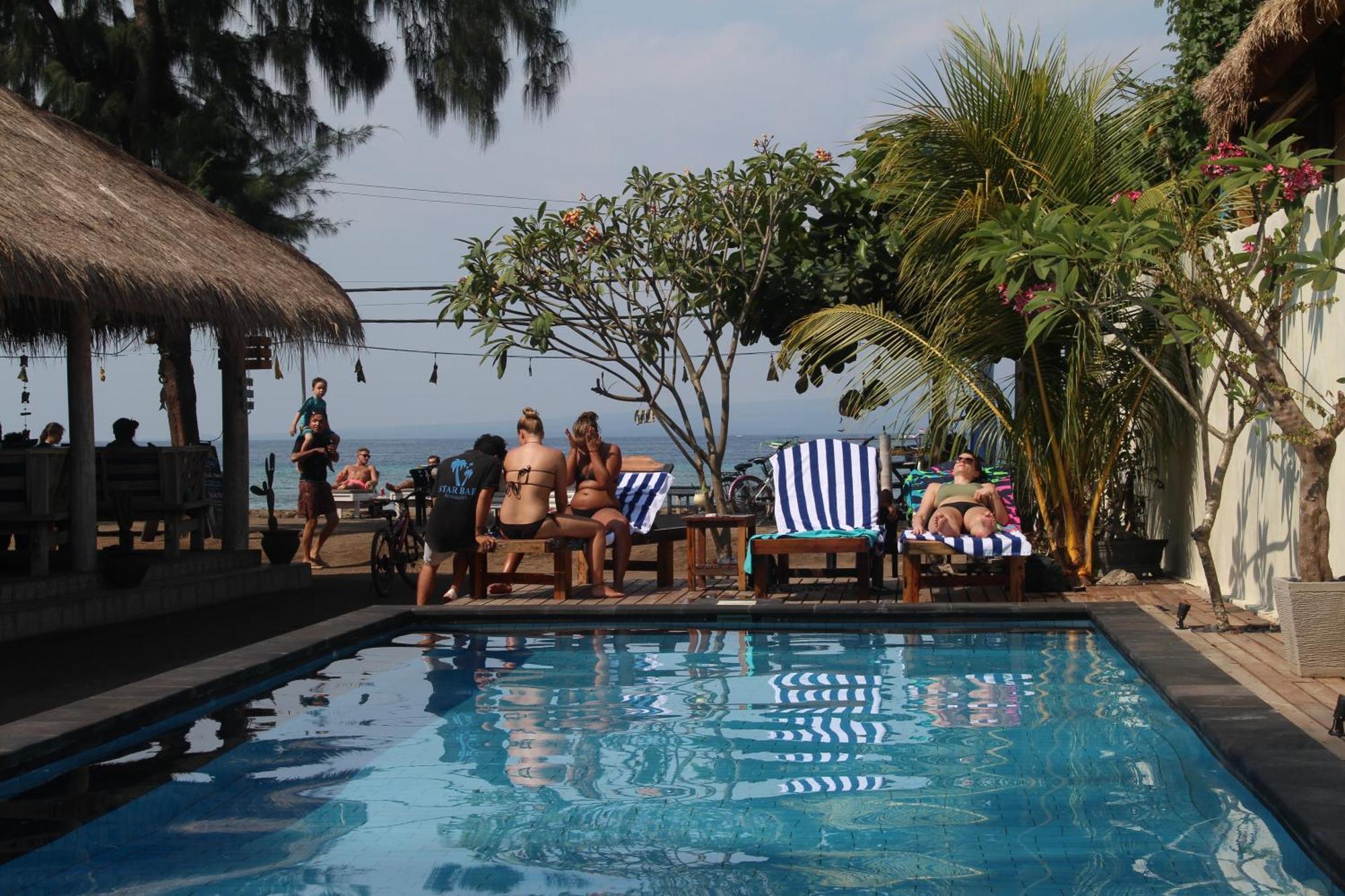 Star Bar And Bungalows Gili Air Zewnętrze zdjęcie